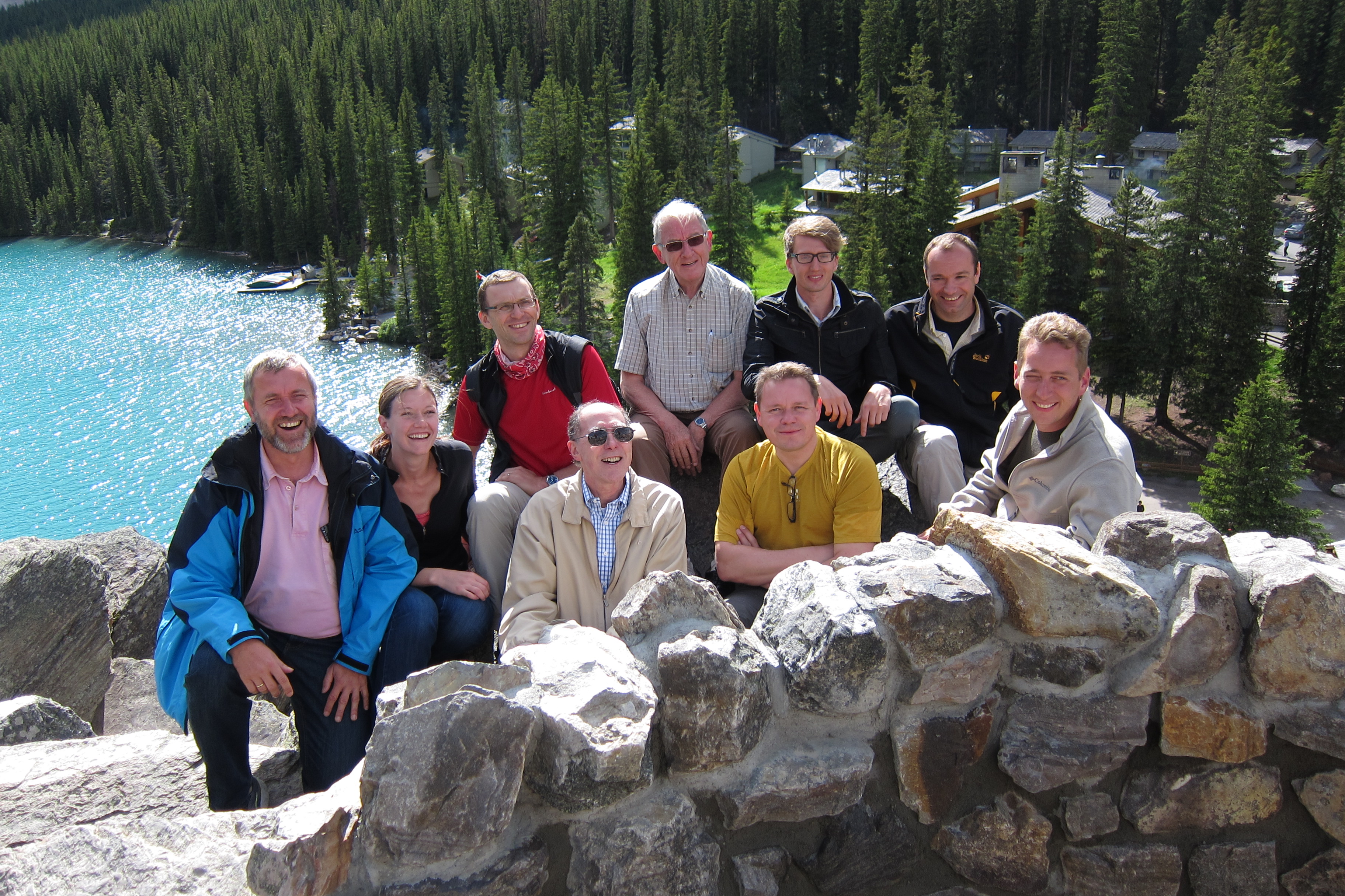 Members of the Atomic Weights Commission at the 2011 biennial meeting in Canada